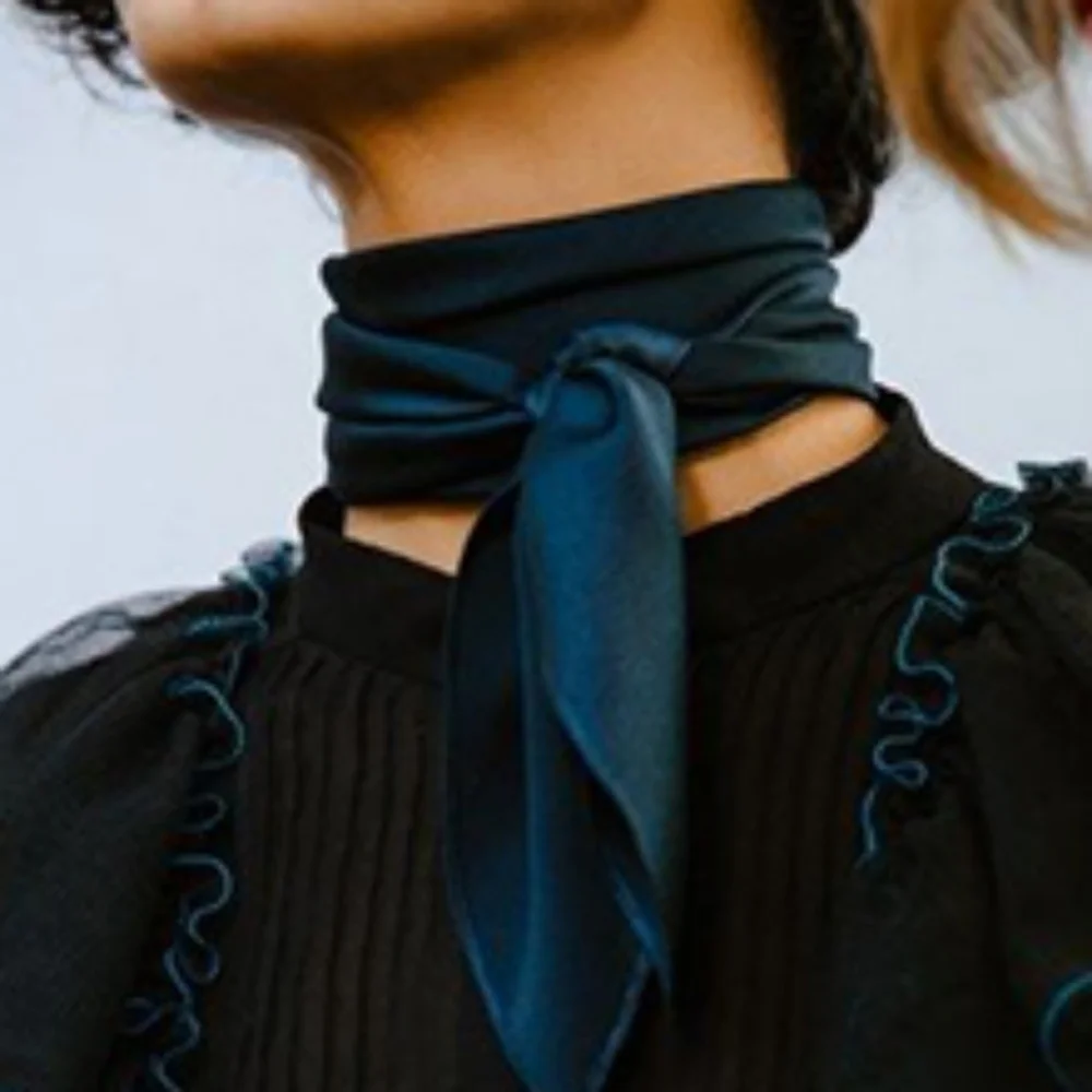 Blooming Hair 2 PCS Satin Headband Wrap